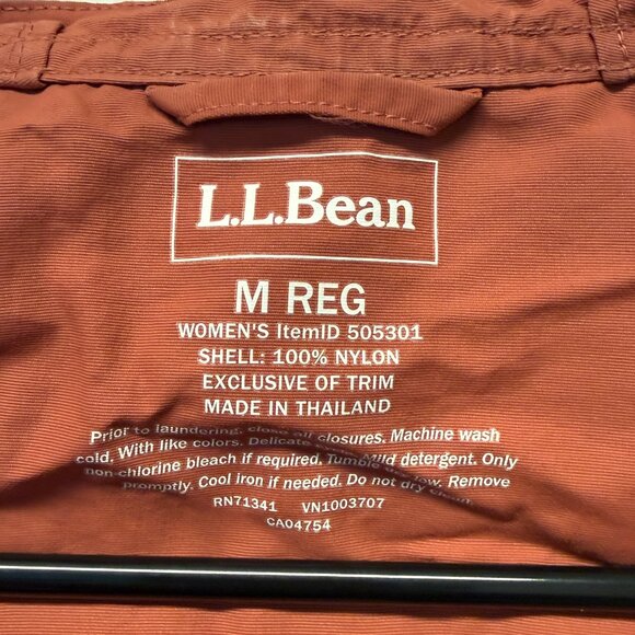 L.L.Bean Mountain Classic Anorak Rain Jacket Size Medium - Picture 5 of 5